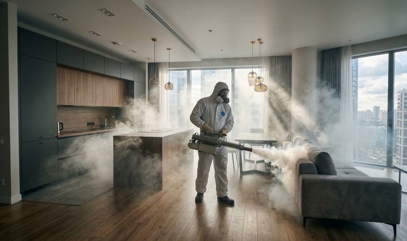 Полная обработка квартиры от насекомых