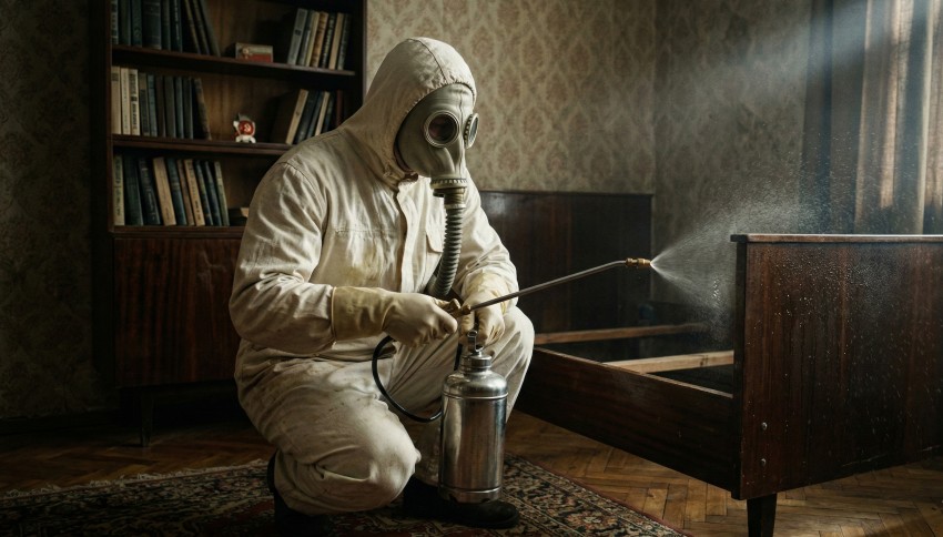 Обработка от клопов команты советским методом