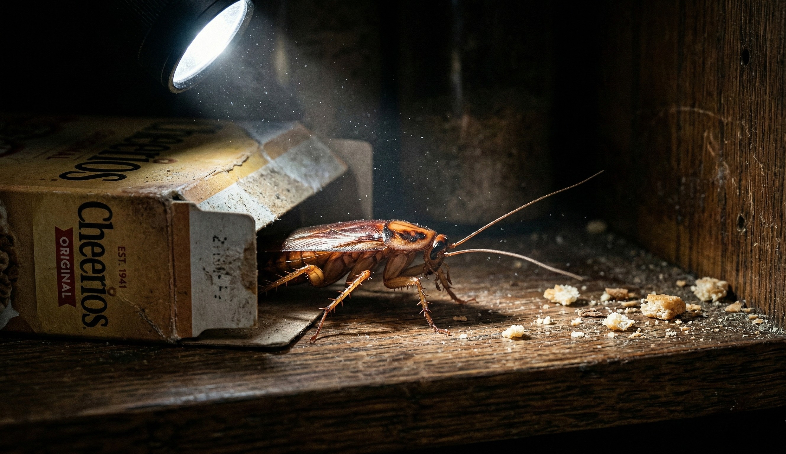 Тараканы в кухонных шкафах: методы очистки