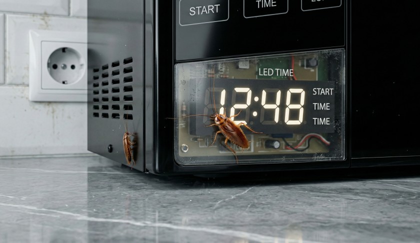 Тараканы в микроволновке