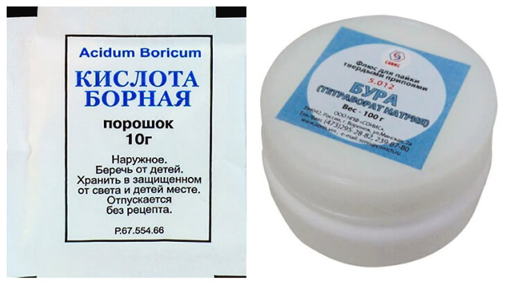 Средства выведения тараканов Бура и борная кислота от таракашек.