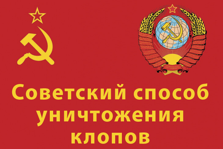 Обработка от клопов советским способом