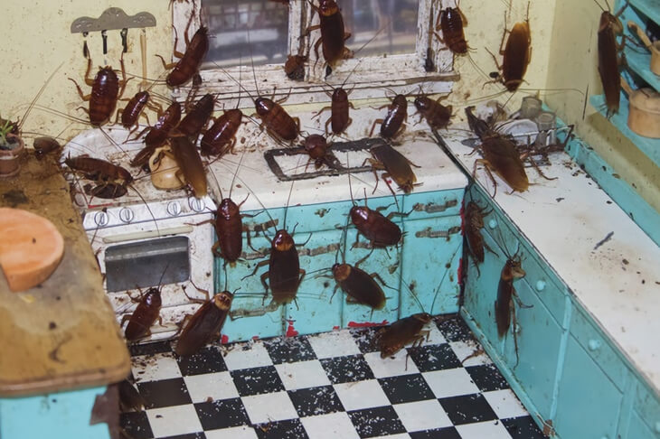 Тараканы в шкафу на кухне. Как избавиться в домашних условиях?!