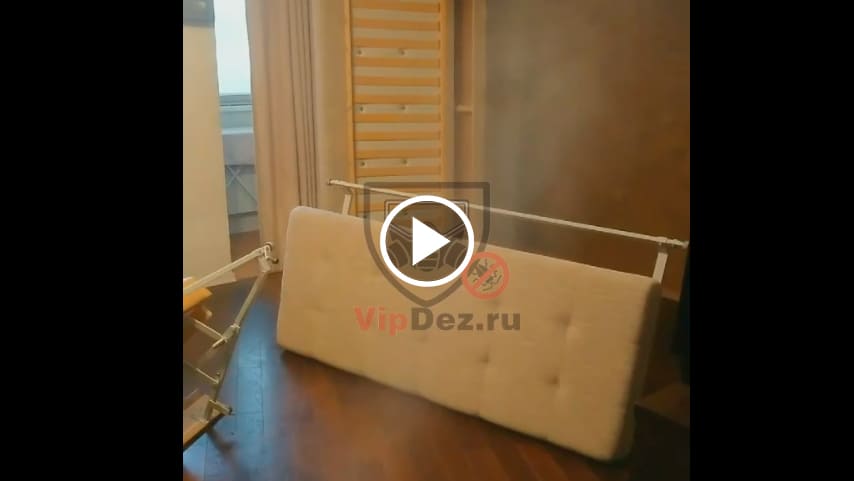 Пример обработки квартиры от клопов генератором холодного тумана.